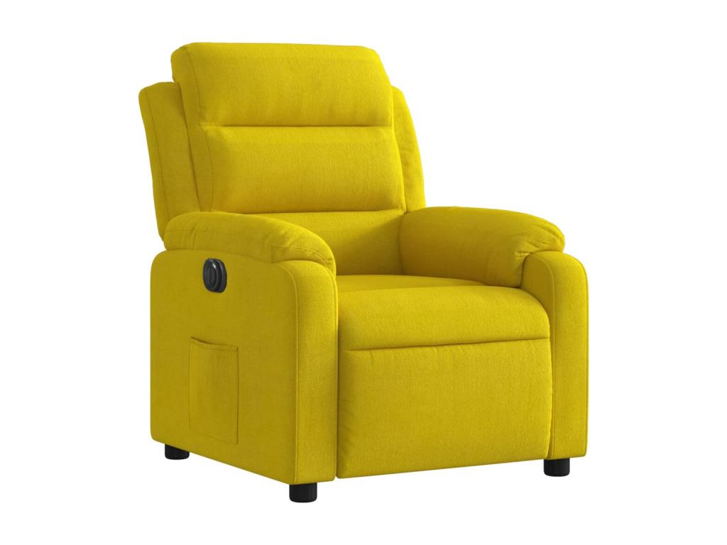 Poltrona in velluto giallo - dlz1766568610396