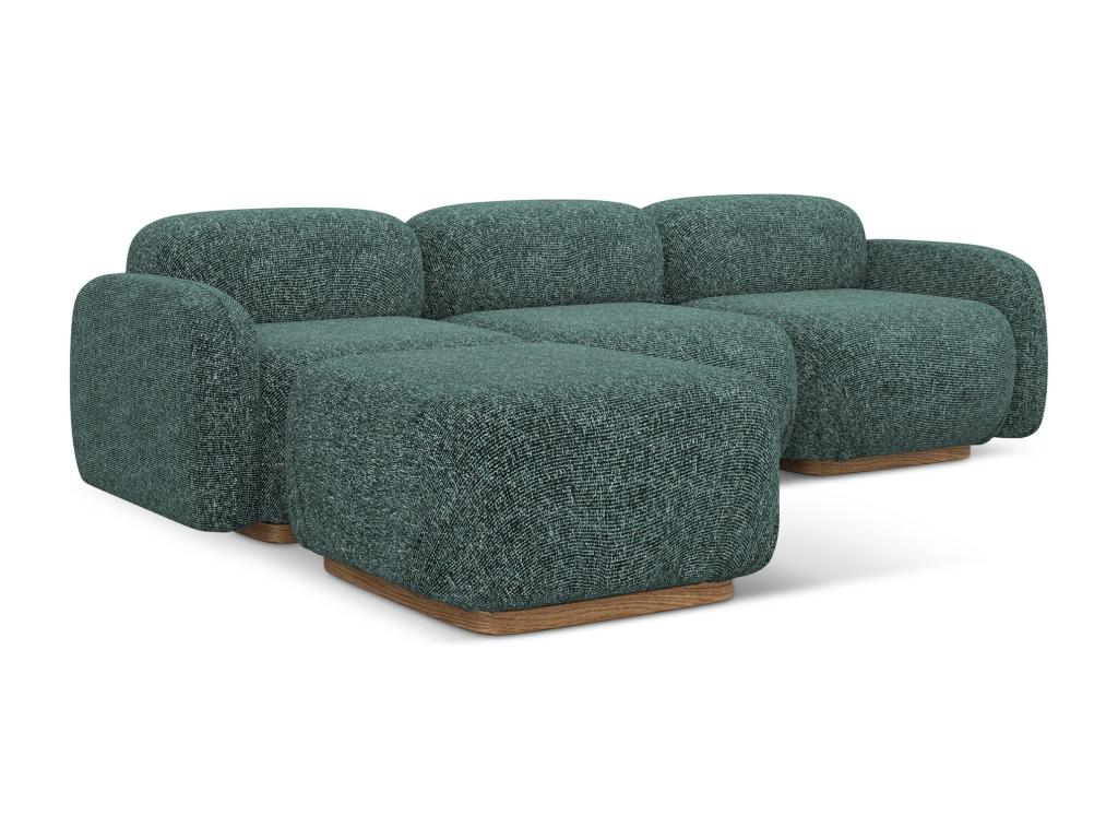 Divano in tessuto blu - dlz1766568621824