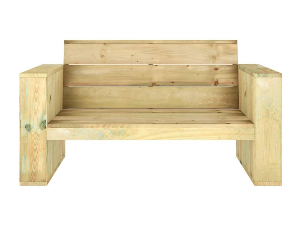 Set di mobili da esterno in legno massello marrone - dlz1766568543596