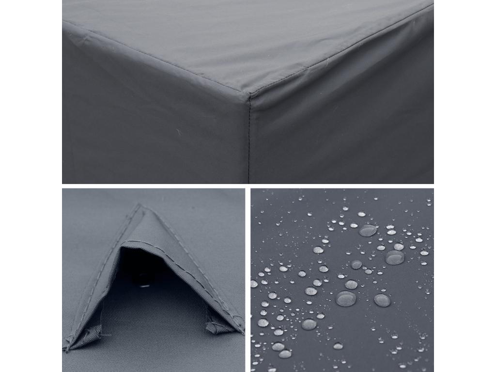 Set di mobili da esterno antracite - dlz1766567810871