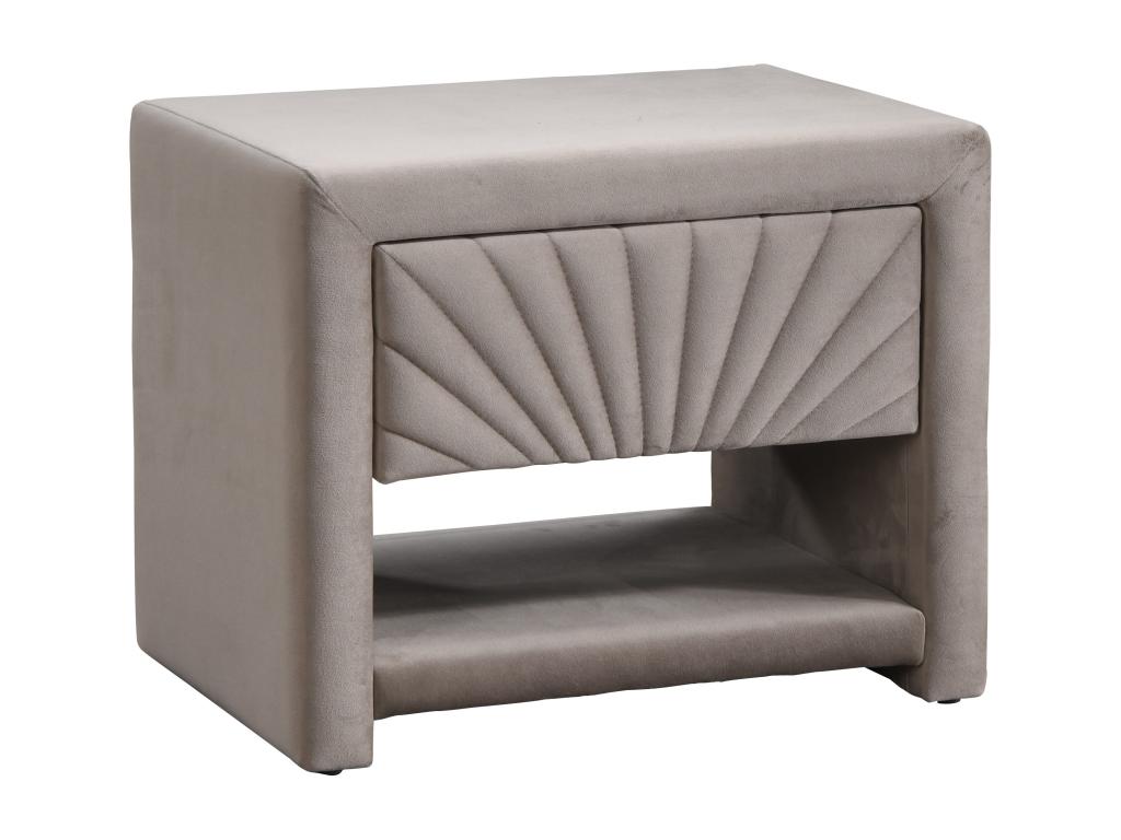 Tavolo in velluto beige