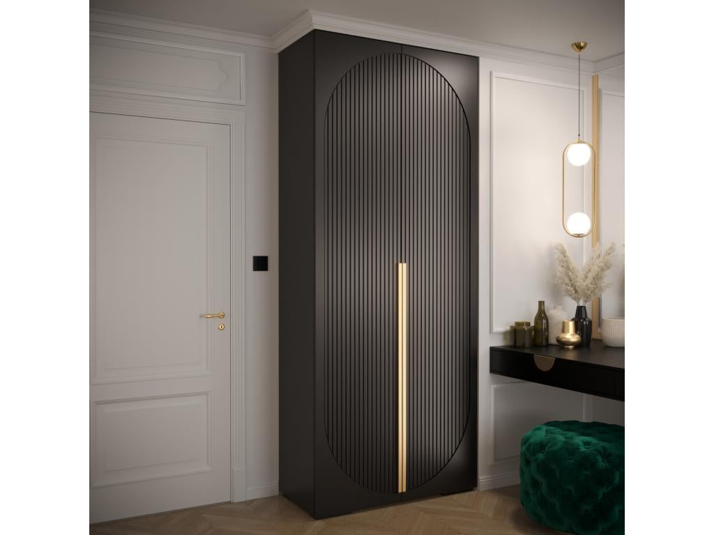 Armadio nero, 100 x 47 x 236,7 cm