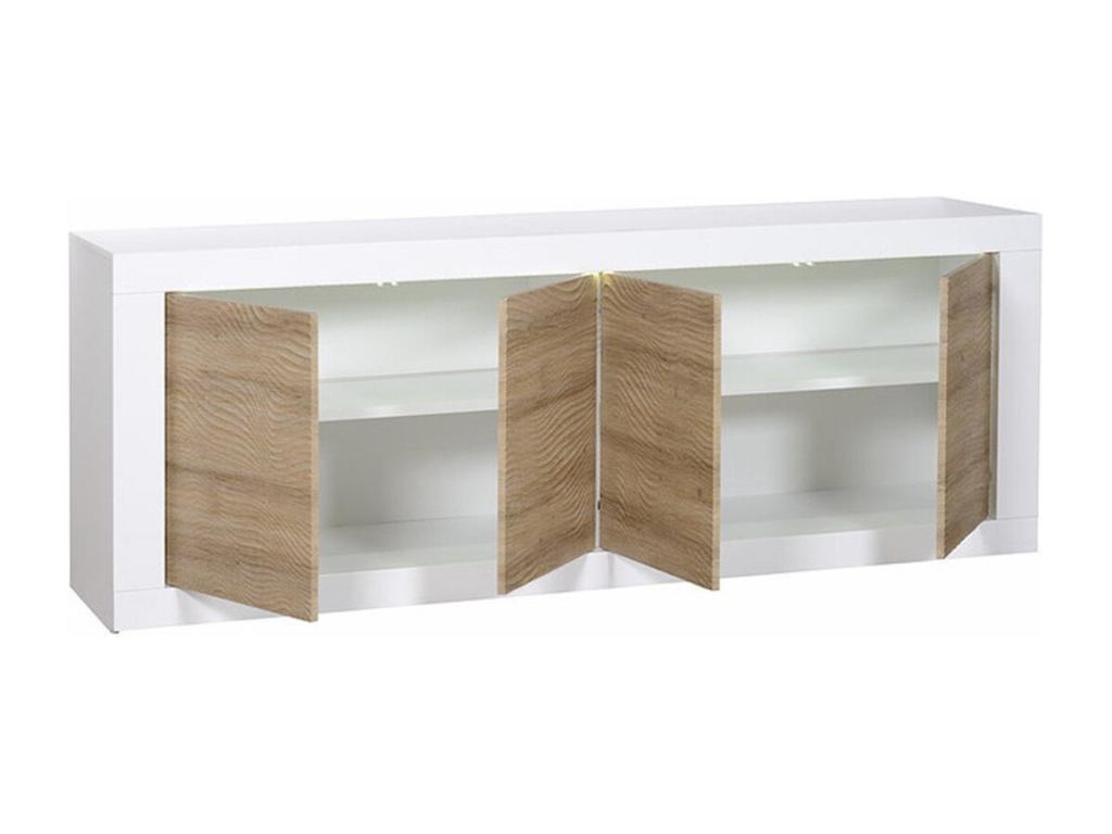 Credenza in tessuto beige