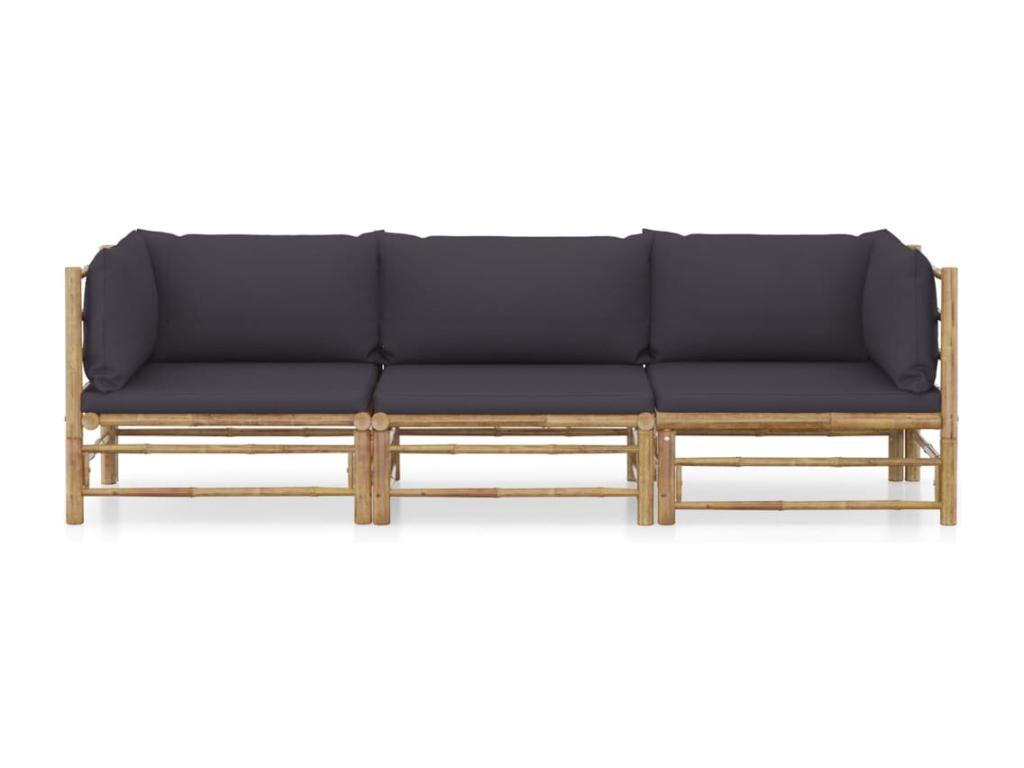 Set di mobili da esterno grigi