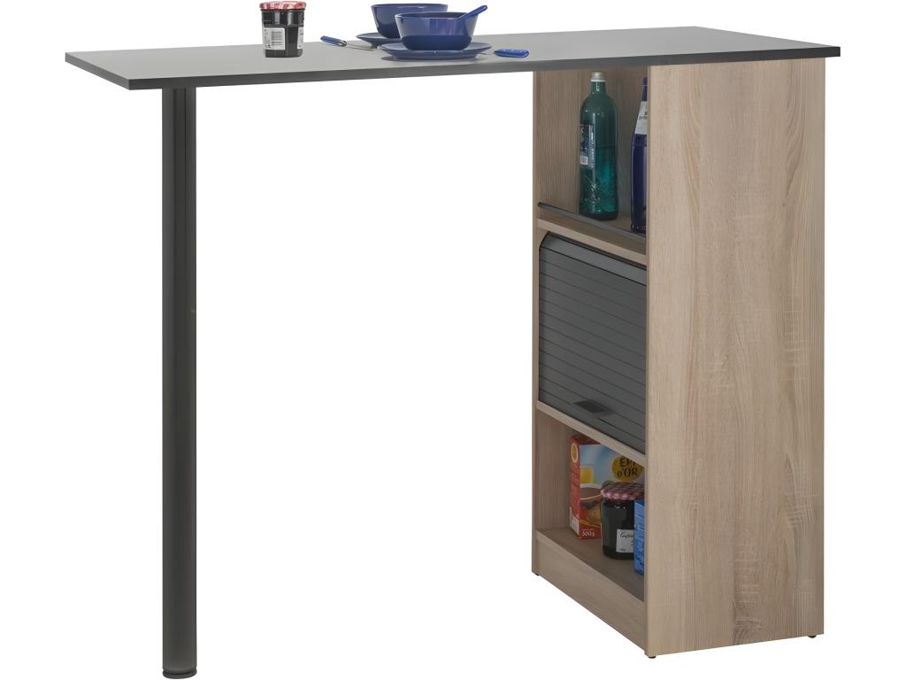 Tavolo in legno di quercia marrone