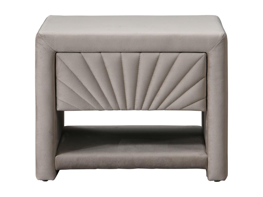 Tavolo in velluto beige