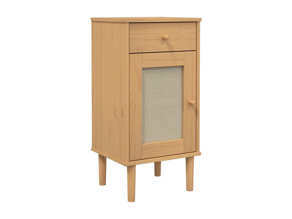 Tavolo in legno di pino marrone