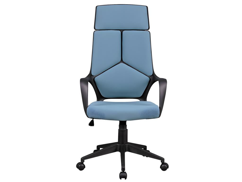 sedia in tessuto blu