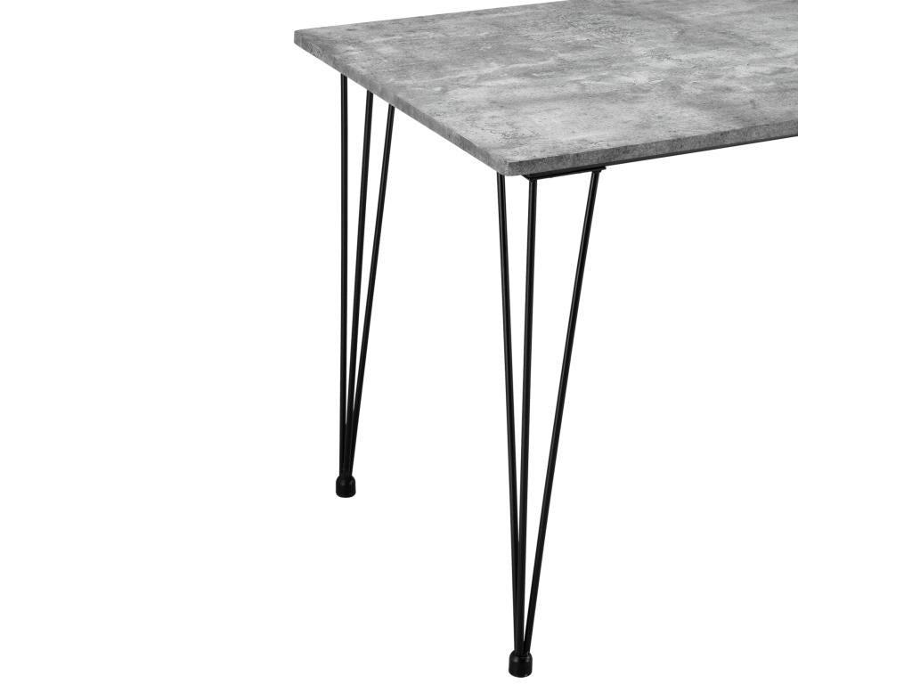 Tavolo nero, 120 x 70 x 75 cm