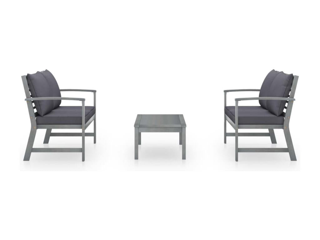 Set di mobili da esterno grigi - dlz1766568517125