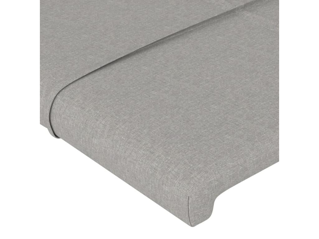 Letto in tessuto grigio, 80 x 5 x 78 cm