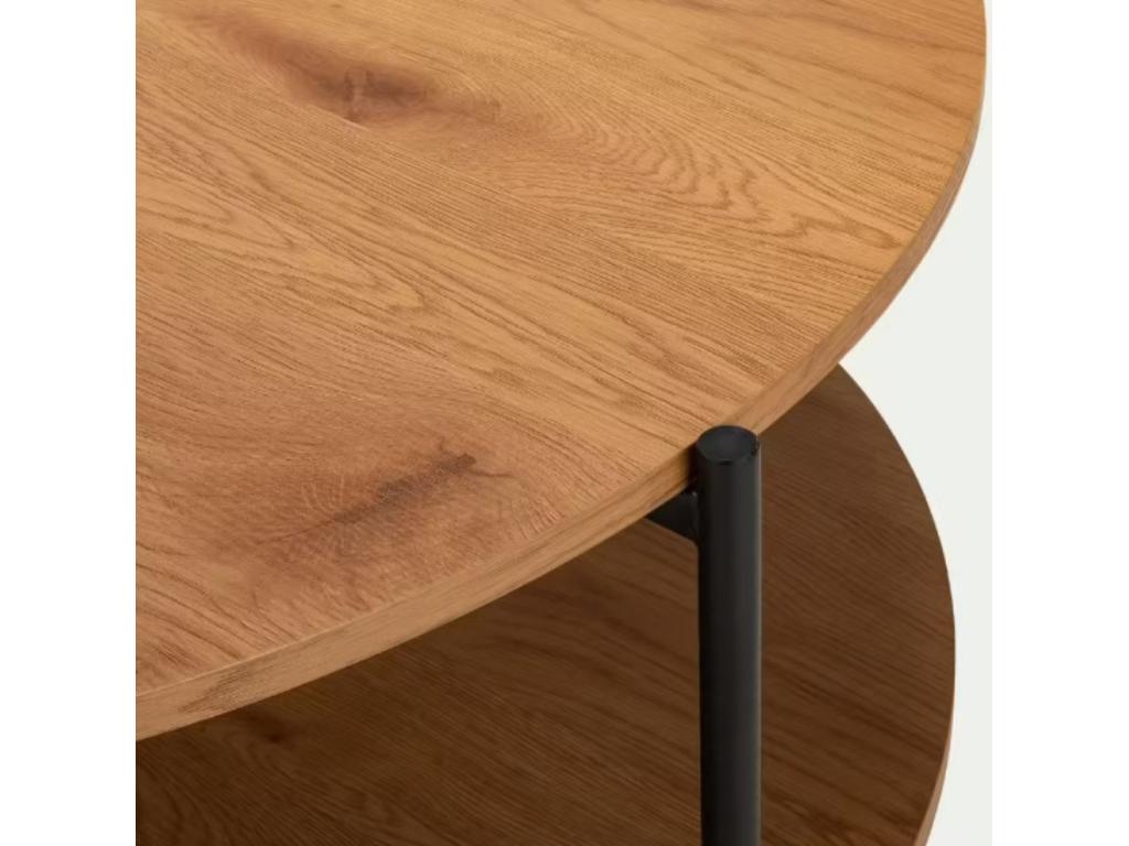 Tavolino da caffè in metallo beige