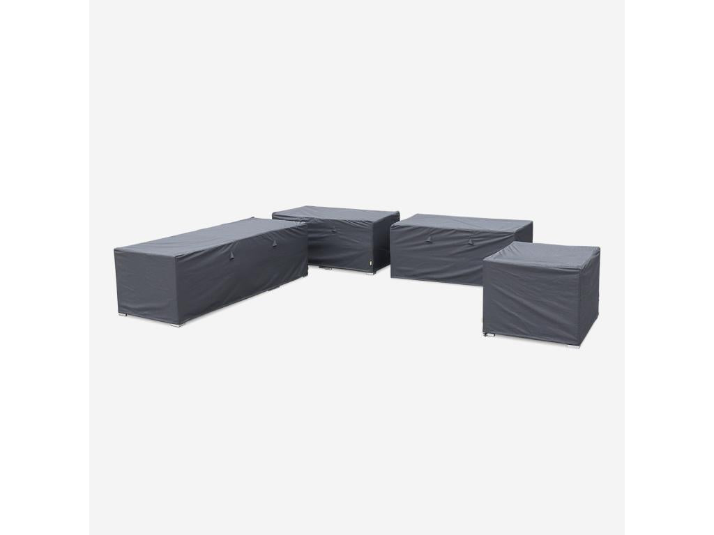 Set di mobili da esterno antracite - dlz1766567810871