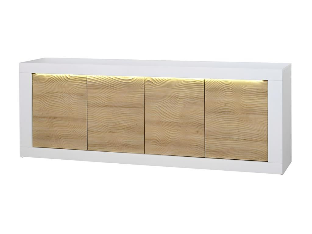 Credenza in tessuto beige