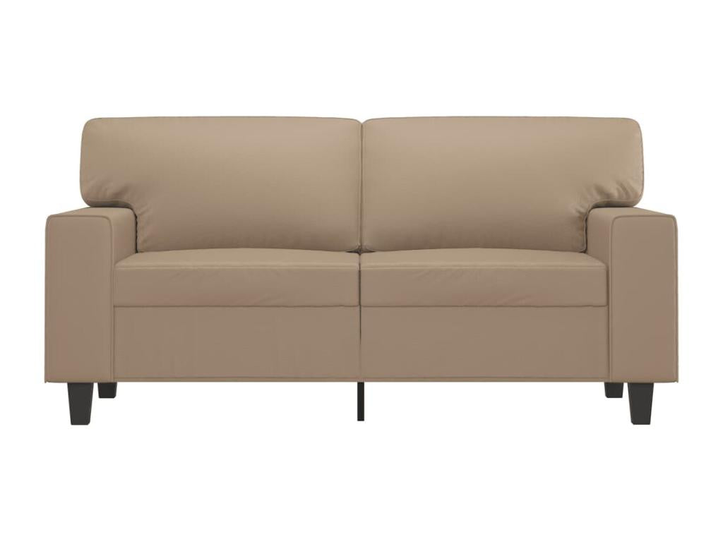 Divano in similpelle marrone