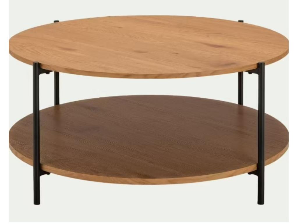 Tavolino da caffè in metallo beige