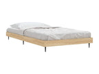 Letto in legno ingegnerizzato naturale, 90 x 190 cm