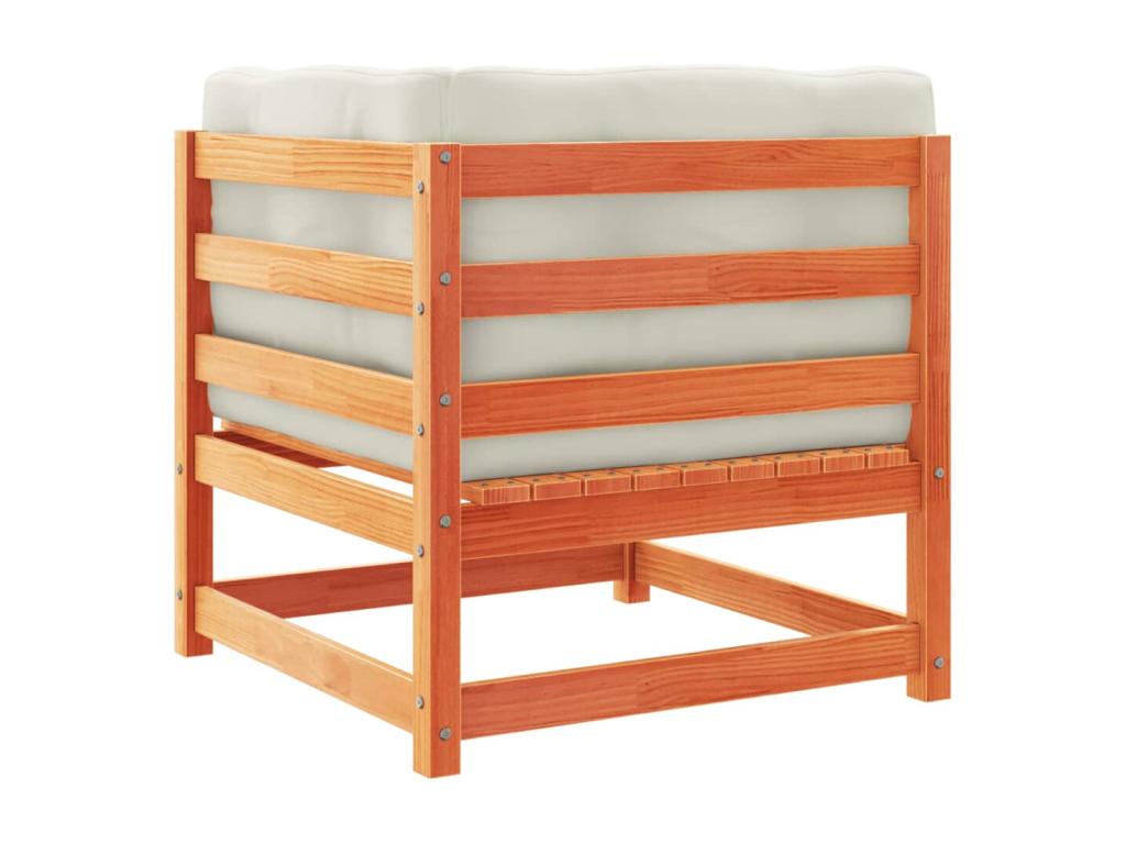 Set di mobili da esterno in legno di pino marrone