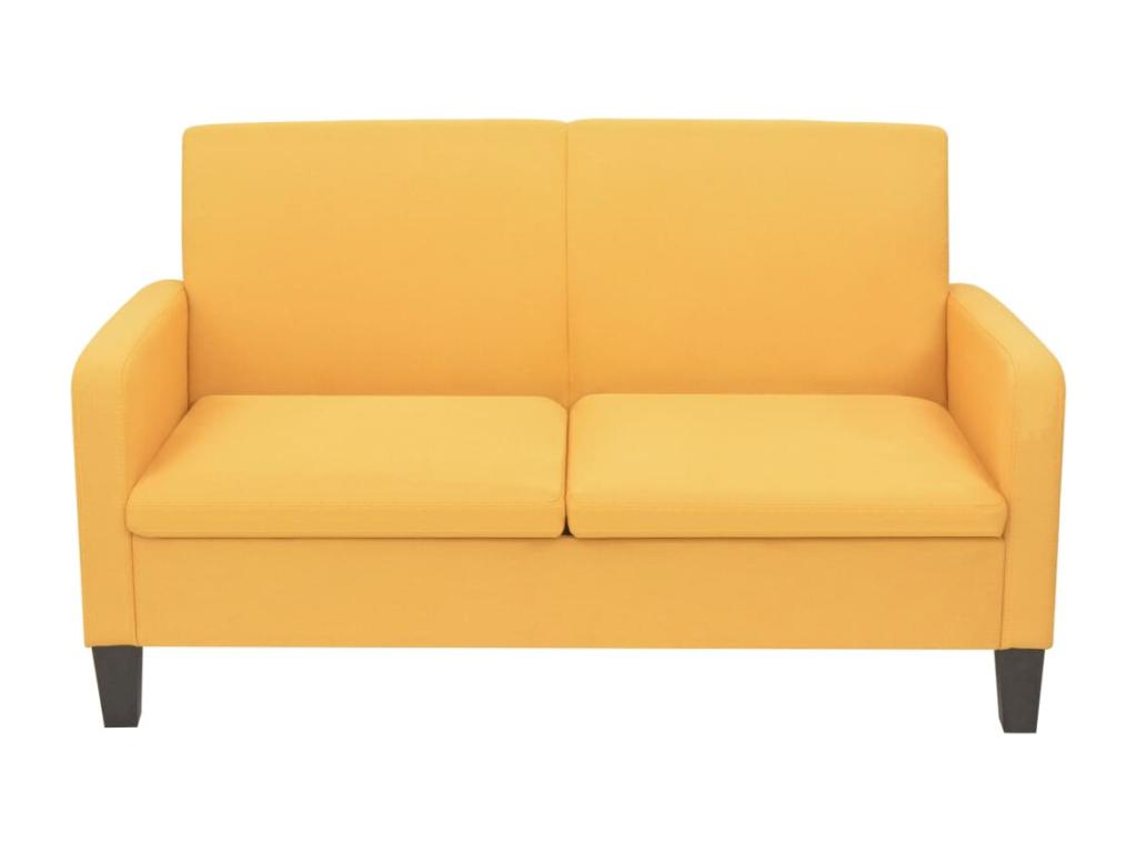 Divano giallo, 135 x 65 x 76 cm