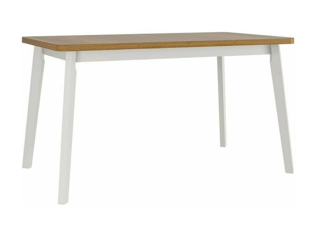 Tavolo in legno di quercia marrone, 75 x 80 x 140 cm