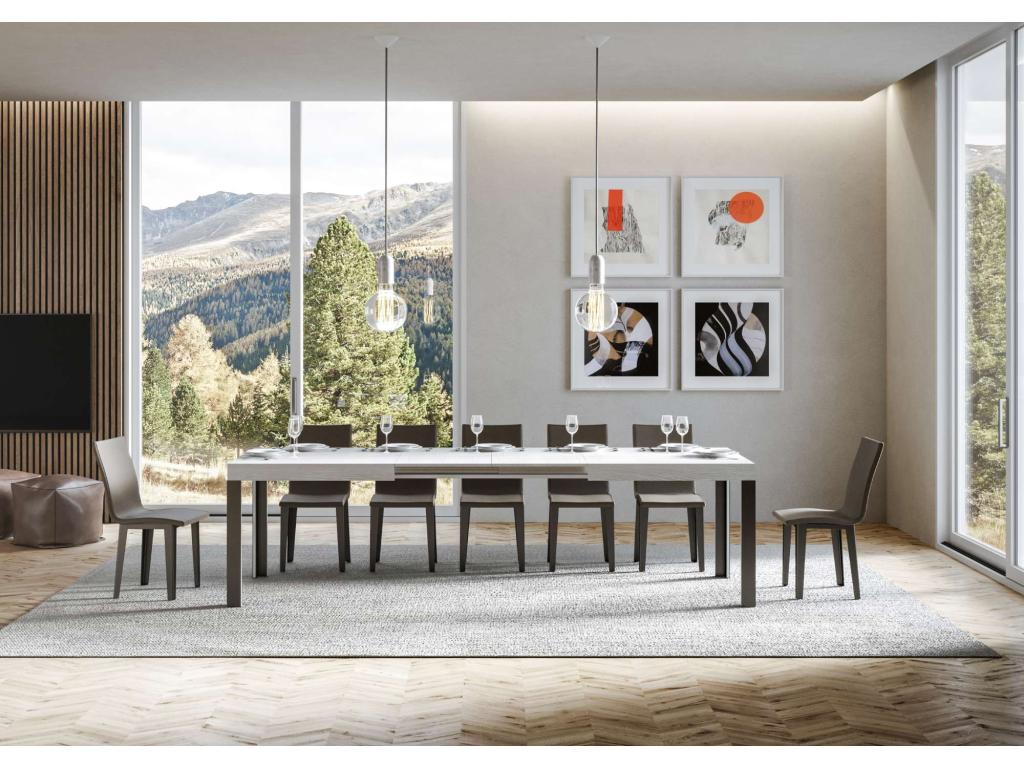 Tavolo bianco, 90 x 180 cm