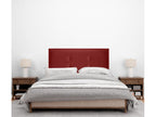 Letto in similpelle rossa, 90 x 105 cm