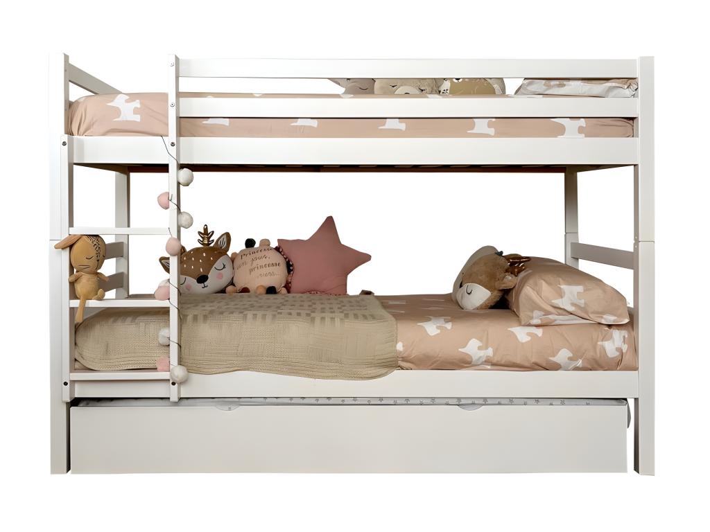 Letto bianco, 90 x 195 cm