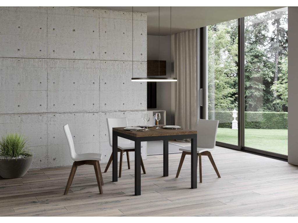 Tavolo marrone, 90 x 90 cm